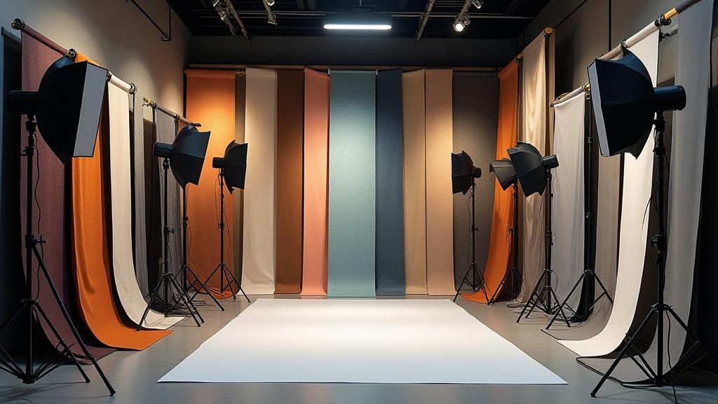 渋谷スタジオを特徴づけるカスタム背景コレクション