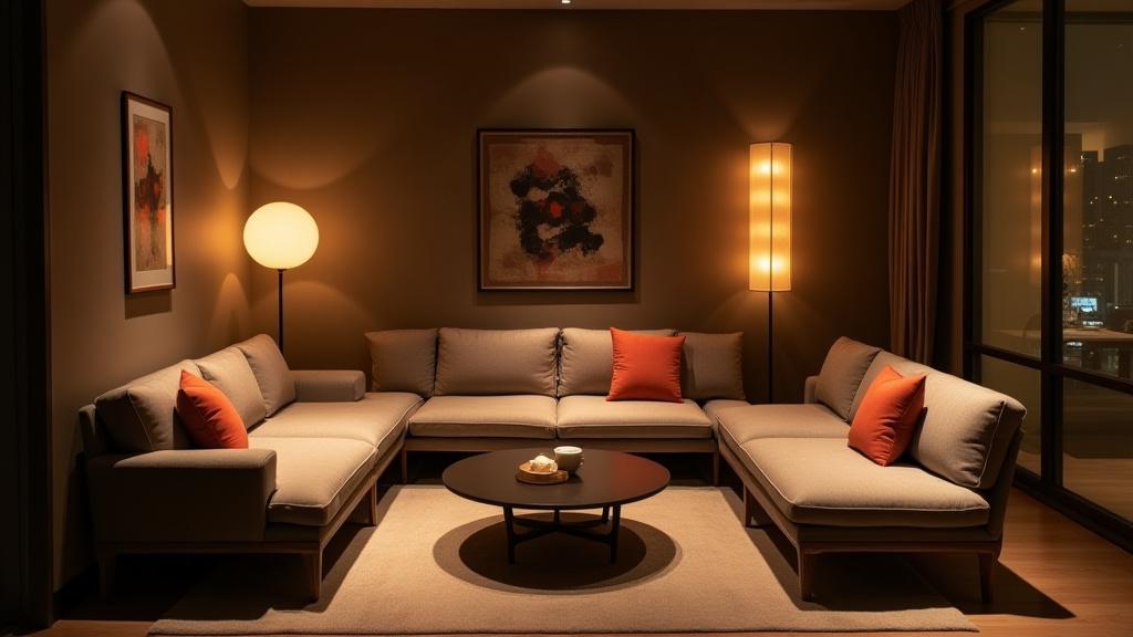 渋谷スタジオのモダンなクライアントラウンジ