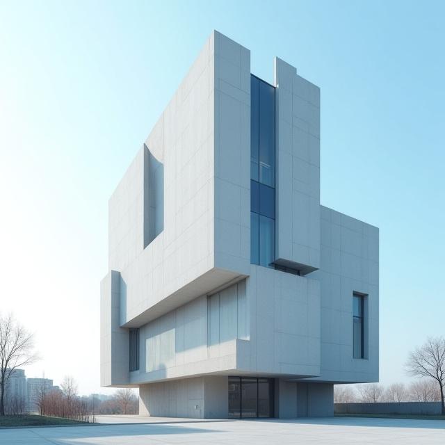 現代建築の傑作の商業写真